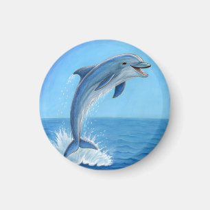 The Dolphin’s Silent Dance Magnet