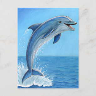 The Dolphin’s Silent Dance Postcard