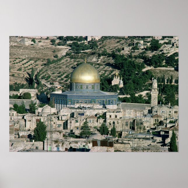 The Dome of the Rock, built AD 692 Poster (Front)
