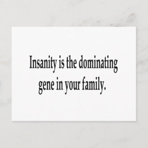 The Dominant Gene Postcard