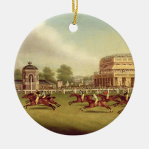 The Doncaster St. Leger of 1812 - The Finish (afte Ceramic Tree Decoration