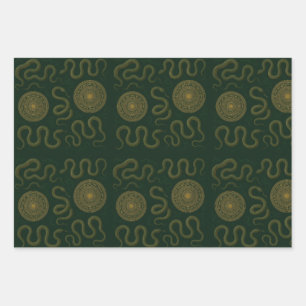 The Đông Sơn Serpent Wrapping Paper Sheet
