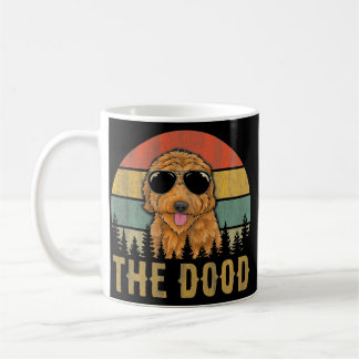 The Dood Funny Vintage Goldendoodle Dog Mum Dad Coffee Mug
