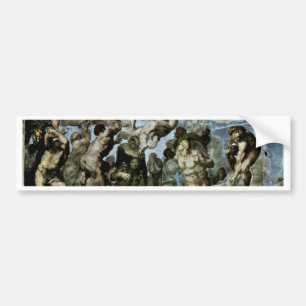 The Doomsday Fresco On The Altar Wall Of The Sisti Bumper Sticker