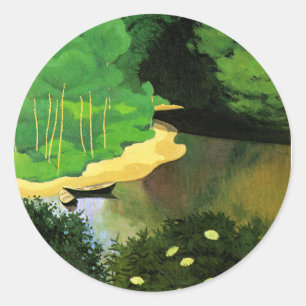 The Dordogne with Carrence Classic Round Sticker