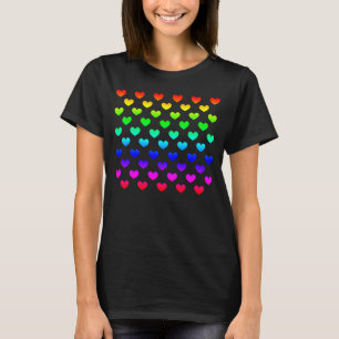 The dot day 2022 multicolor Heart rainbow polka  T-Shirt