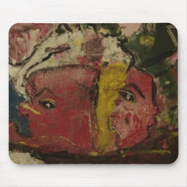 The Double Buddha Mouse Pad (Front)