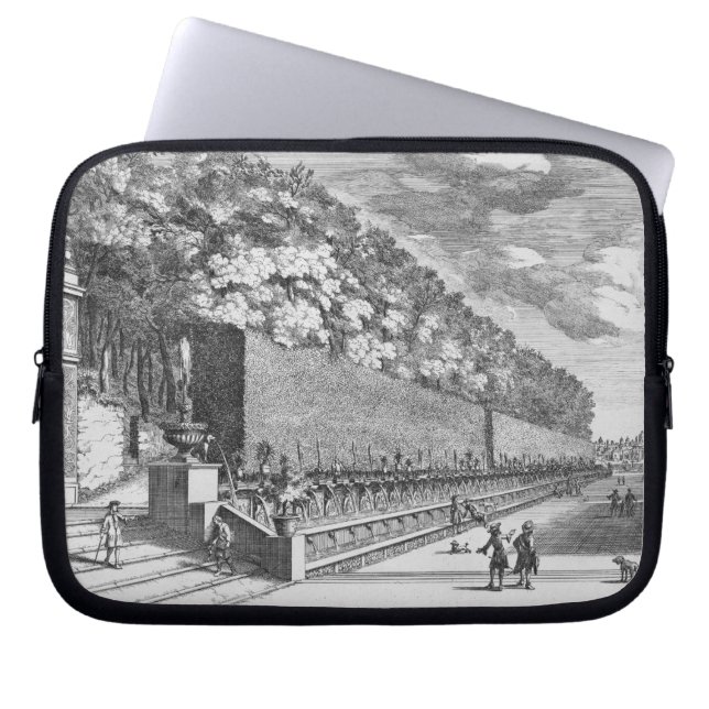 The double Terrace of One Hundred Fountains at Vil Laptop Sleeve (Front)