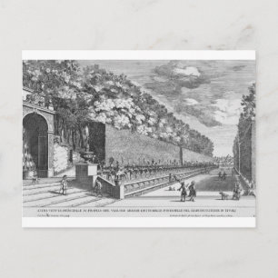 The double Terrace of One Hundred Fountains at Vil Postcard