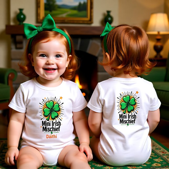 The Double Trouble Clover Tee (The Double Trouble Clover Tee, customizable)