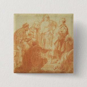 The Doubting Thomas 15 Cm Square Badge