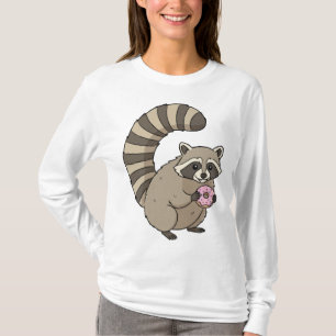 The Doughnut Thief Racoon T-Shirt