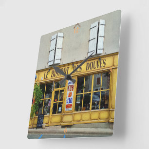The Dove Bistro, Verteuile Sur Charente. Square Wall Clock