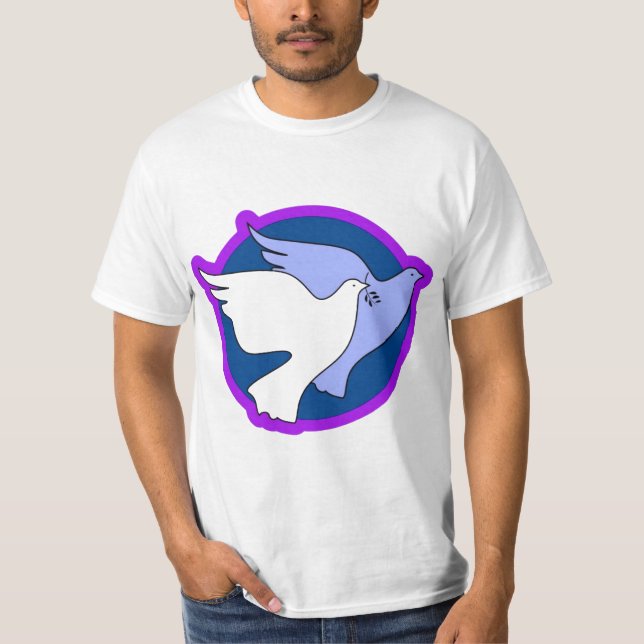The dove is a symbol of peace T-Shirt (Front)
