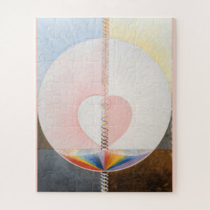 The Dove, No. 1, Hilma af Klint, Heart Jigsaw Puzzle