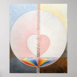 The Dove, No. 1, Hilma af Klint, Heart Poster