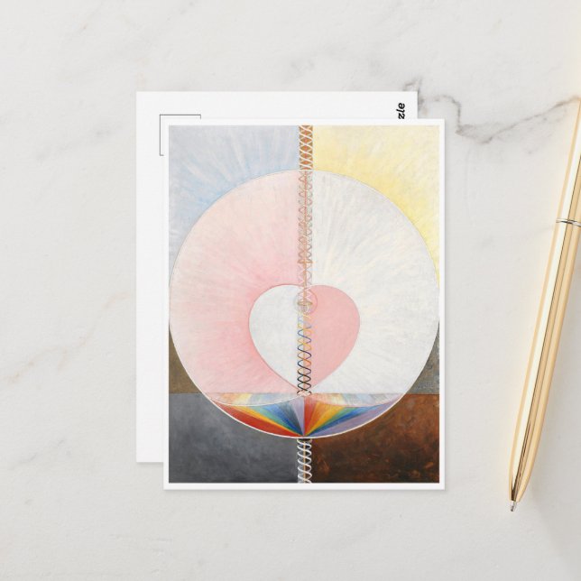 The Dove, No. 1, Hilma af Klint  Postcard (Front/Back In Situ)