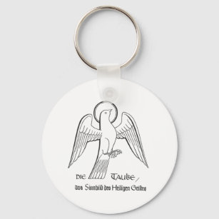 The Dove-the symbol of the Holy Spirit Key Ring