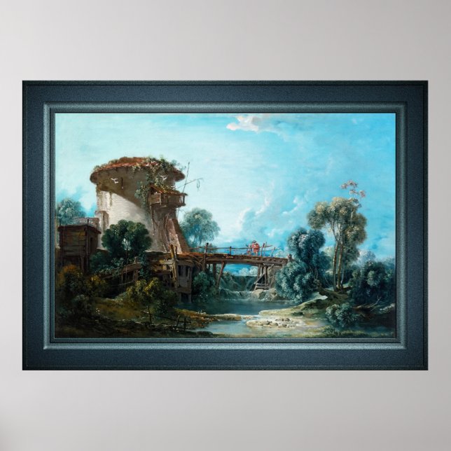 The Dovecote by François Boucher Poster (Front)