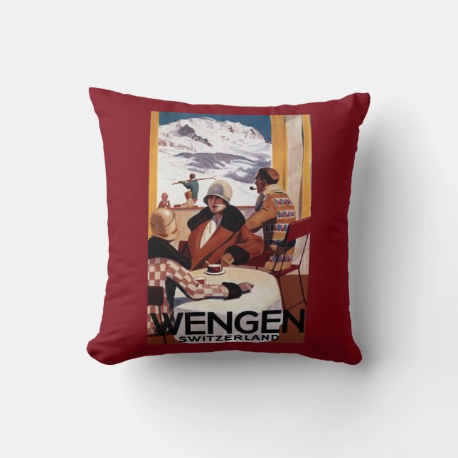 The Downhill Club Promotional Poster Cushion (Front)