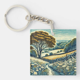 The Downs Key Ring