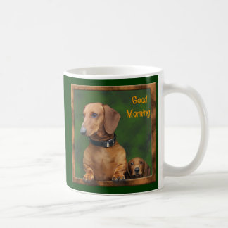 The Doxies say Good Morning! Coffee Mug