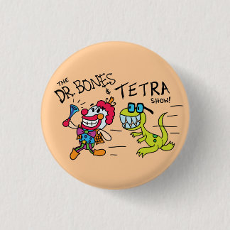 The Dr.Bones & Tetra Show Logo Pin
