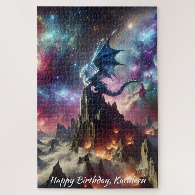 The Dragon and The Stars Jigsaw Puzzle (Vertical)