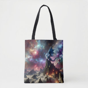 The Dragon and The Stars Tote Bag