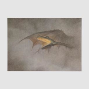 “The Dragon Awakes” by Theodor Kittelsen Tissue Paper