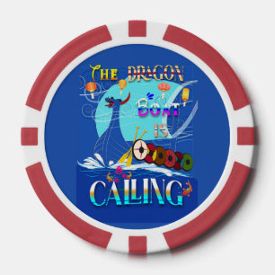 The Dragon Boat Is Calling Poker Chips