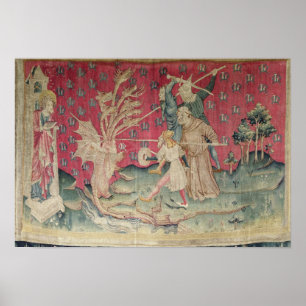 The Dragon Fighting with the Servants of God Poster