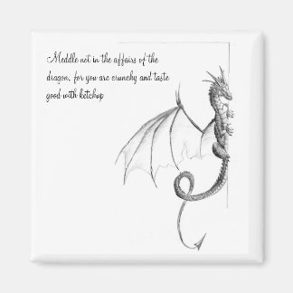 The Dragon Page Magnet