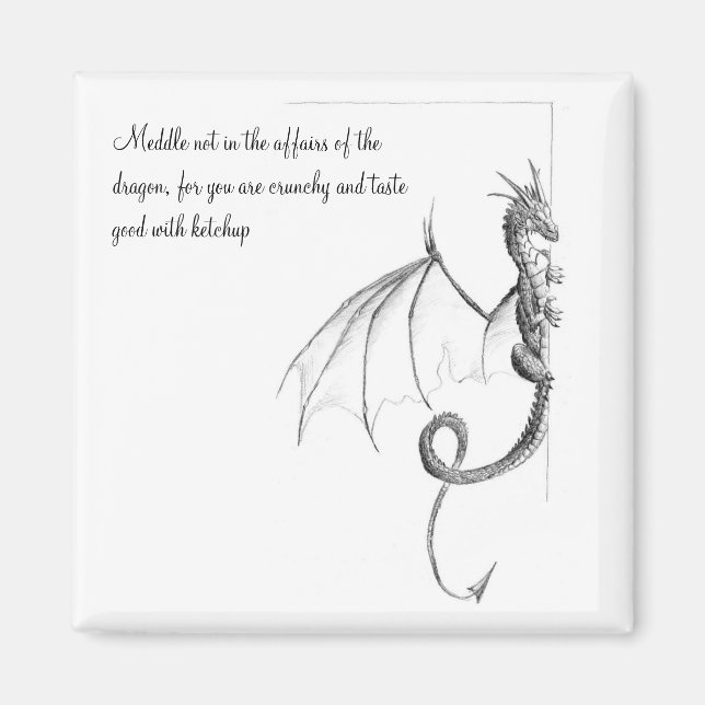 The Dragon Page Magnet (Front)