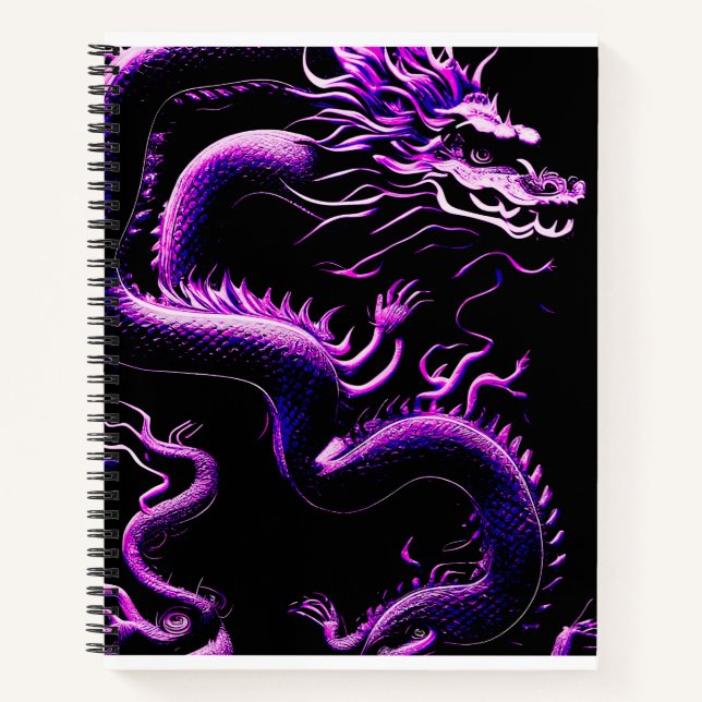 The Dragon Purple   Notebook (Front)
