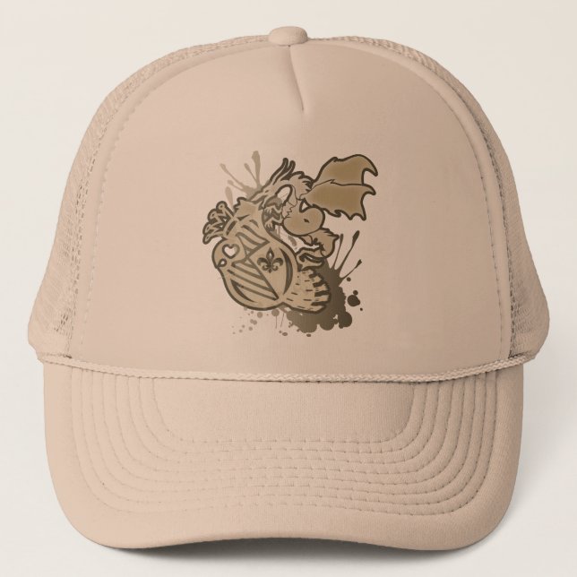 The_Dragon_Strikes Trucker Hat (Front)