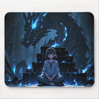 The Dragon & The Chosen Girl Mousepad