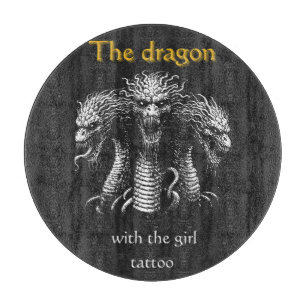 The Dragon with the Girl Tattoo – Funny Dark  Cutting Board