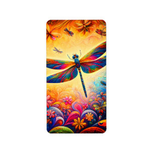 The Dragonfly's Journey Label