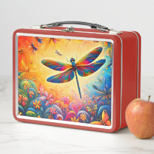 The Dragonfly's Journey Metal Lunch Box