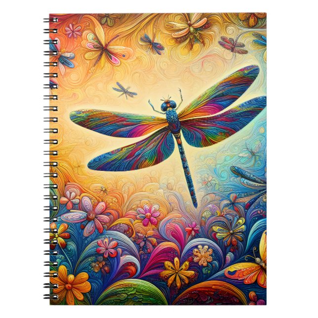 The Dragonfly's Journey  Notebook (Front)