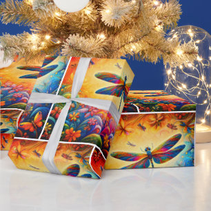 The Dragonfly's Journey Wrapping Paper