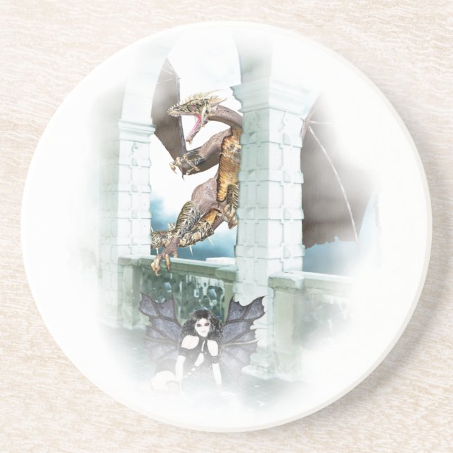 The Dragon's Lair Vignette Coaster (Front)