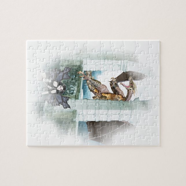 The Dragon's Lair Vignette Jigsaw Puzzle (Horizontal)