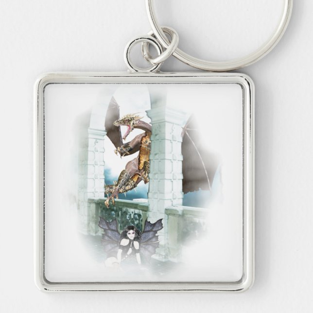 The Dragon's Lair Vignette Key Ring (Front)
