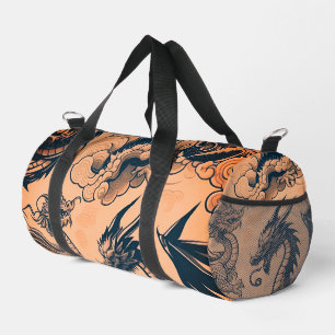 The Dragons War Orange Skies Duffle Bag