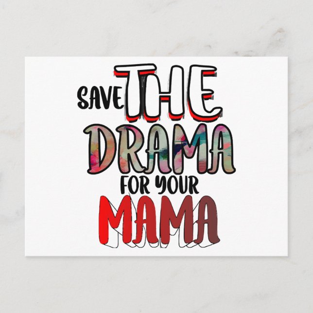 The Drama  Holiday Postcard (Front)