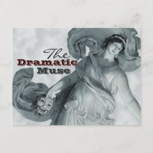 The Dramatic Muse CC0386 Postcard