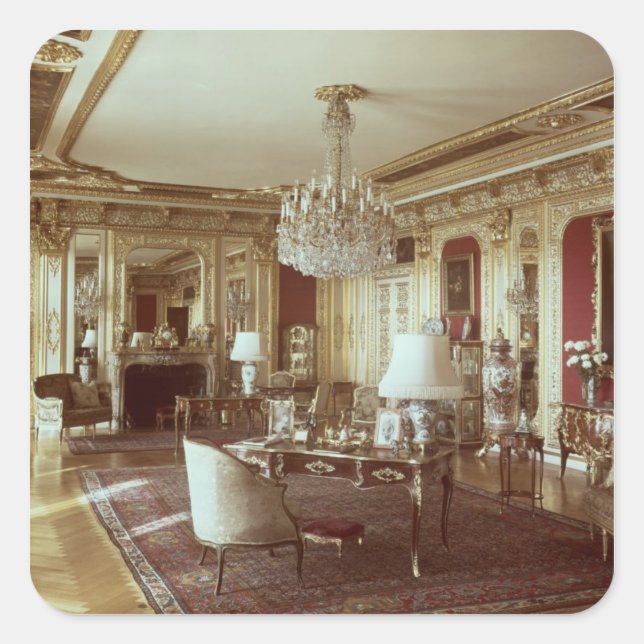 The Drawing Room Square Sticker (Front)