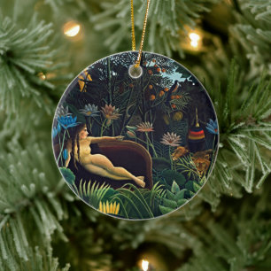The Dream - A Henri Rousseau Masterpiece Ceramic Ornament